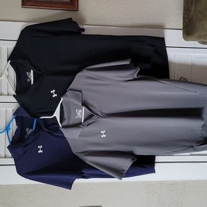 (3 Pack) Under Armour Team Performance Polos